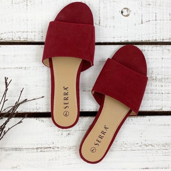 Serra Red Wine Sandals - Picture 2 of 4